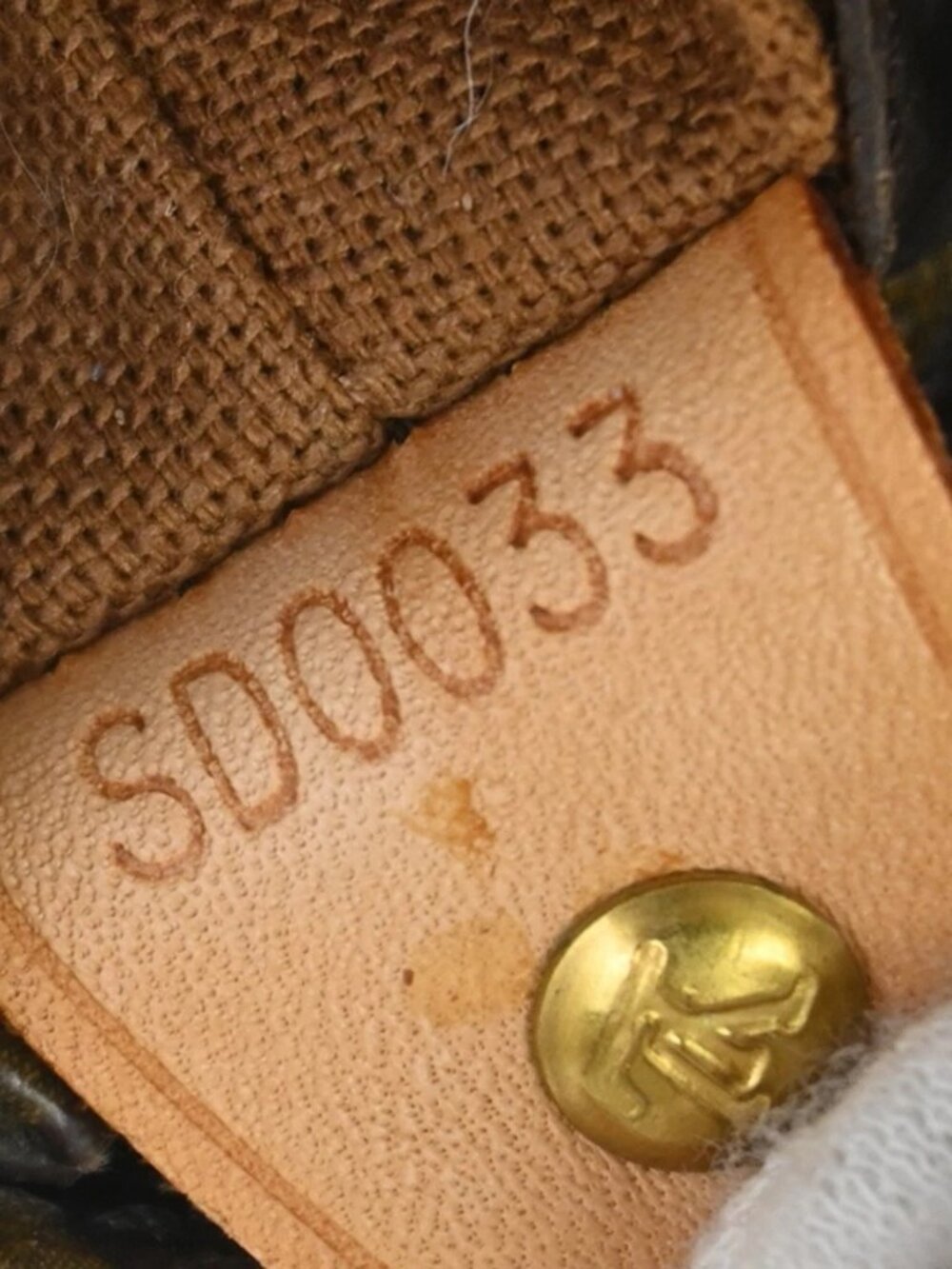 LOUIS VUITTON Cabas Mezzo Shoulder Bag Monogram Leather Brown GHW M51151 77ZA363 - Picture 14 of 15